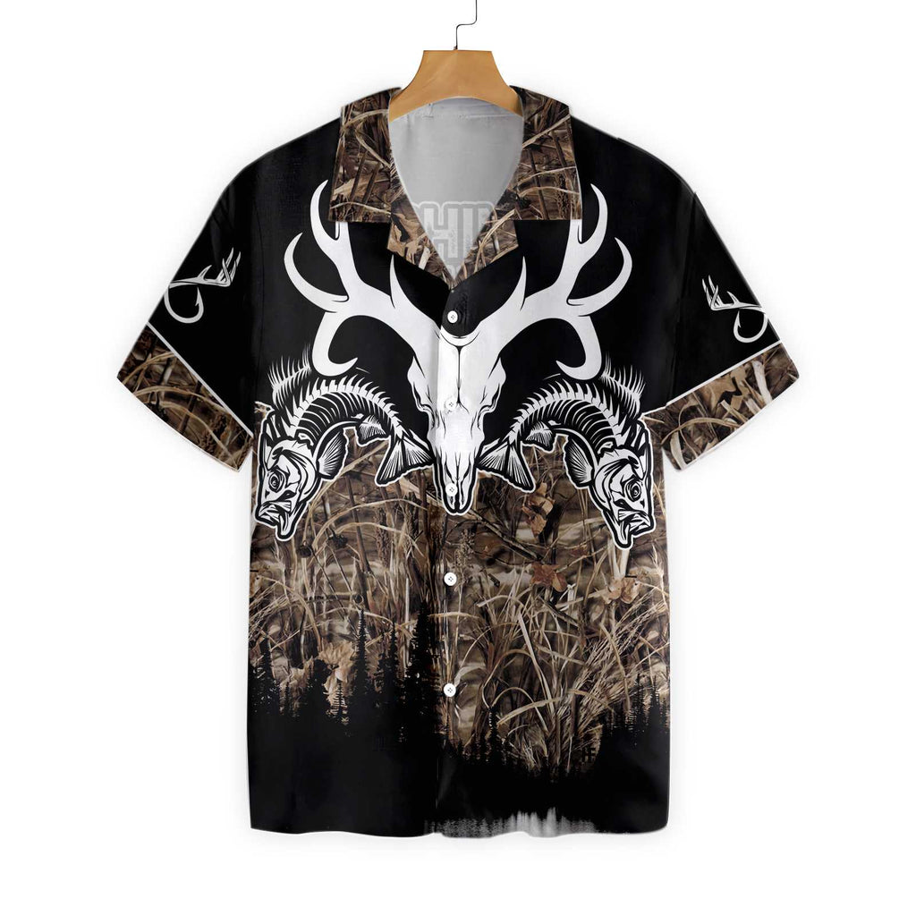 Gifury Hunting Shirt Fishing T-shirt Hunting Aloha Shirt Hunting Fishing Solve All My Problems Hawaiian Shirt 2022