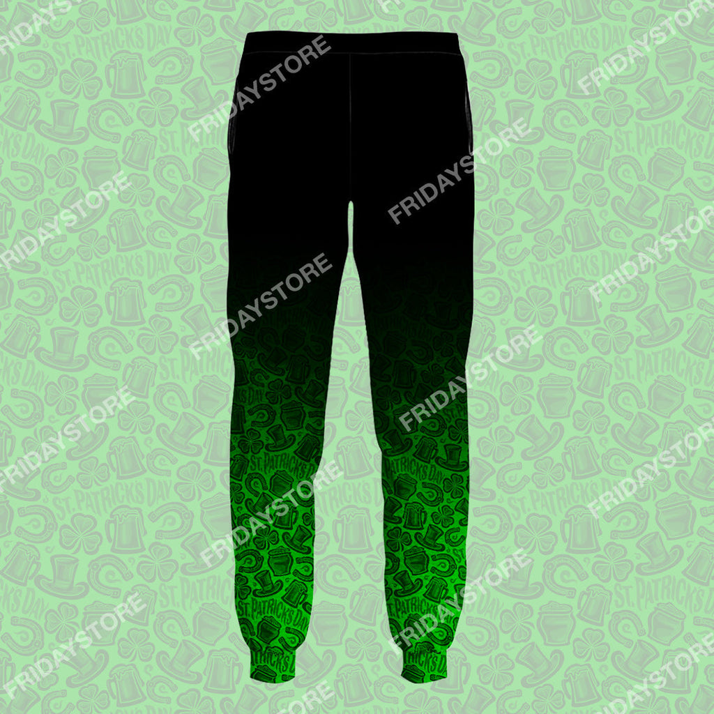  LAS Pants My Emotions Patrick's Day Green Jogger Cute Awesome Stitch Pants