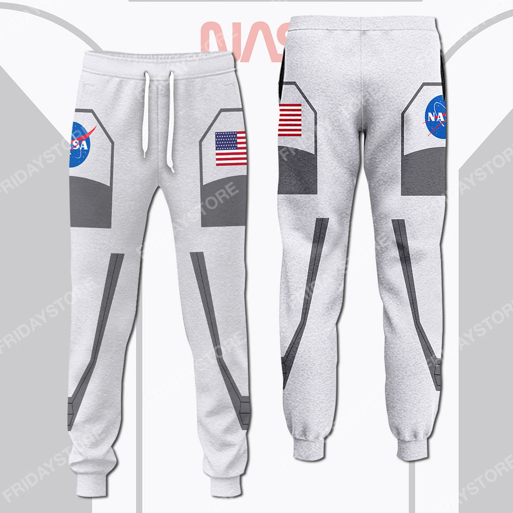  NASA Pants New Spacesuits Astronauts Costume Jogger Cool NASA Cosplay Costume Pants 