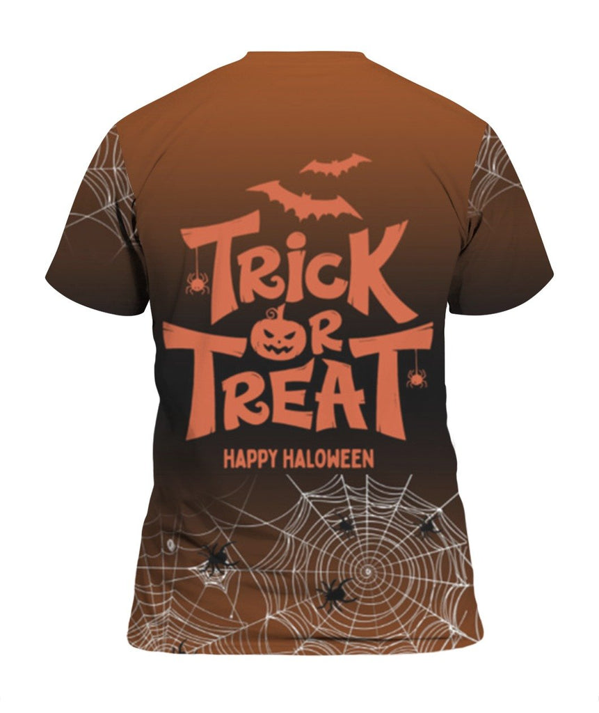 Gifury Halloween T-shirt Halloween Is My Christmas Trick Or Treat Spider Web Brown Shirt Halloween Hoodie Apparel 2027