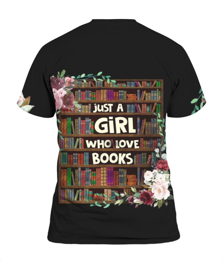 Gifury Book Shirt Book Lover T-shirt I'm A Book Reader That Mean I Live In A Crazy Fantasy World Girl Flower T-shirt Book Hoodie Book Apparel 2024