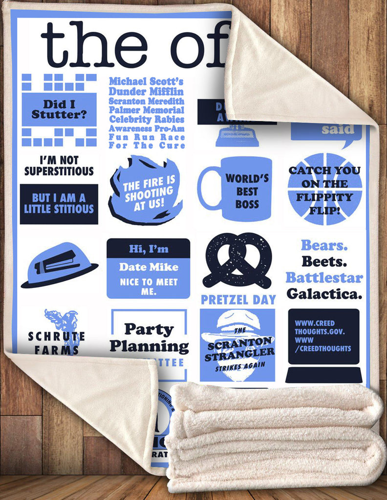  The Office Blanket Office Quote Mash Up Funny Movie Blanket Amazing The Office Blanket 