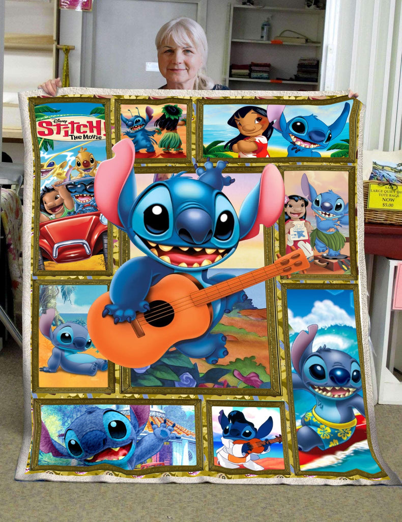  LAS Blanket Stitch Playing Guitar 3D Blanket Cute Awesome High Quality DN Stitch Blanket