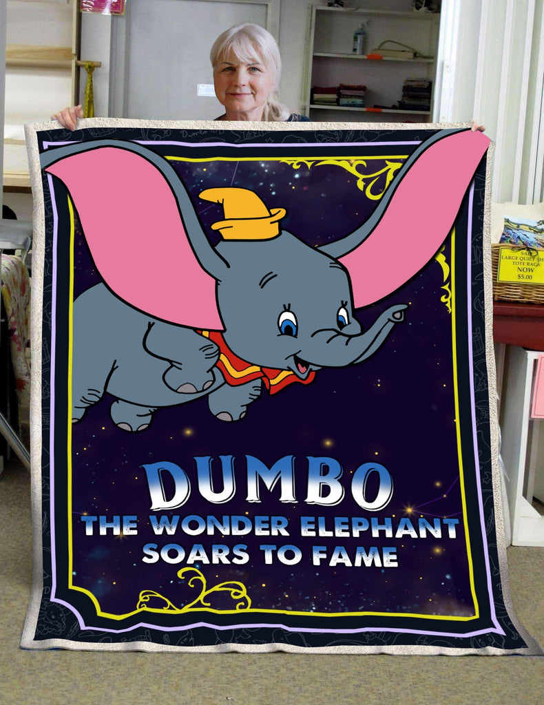  Dumbo BLANKET THE WONDER ELEPHANT SOARS TO FAME BLANKET Amazing Cute DN BLANKET
