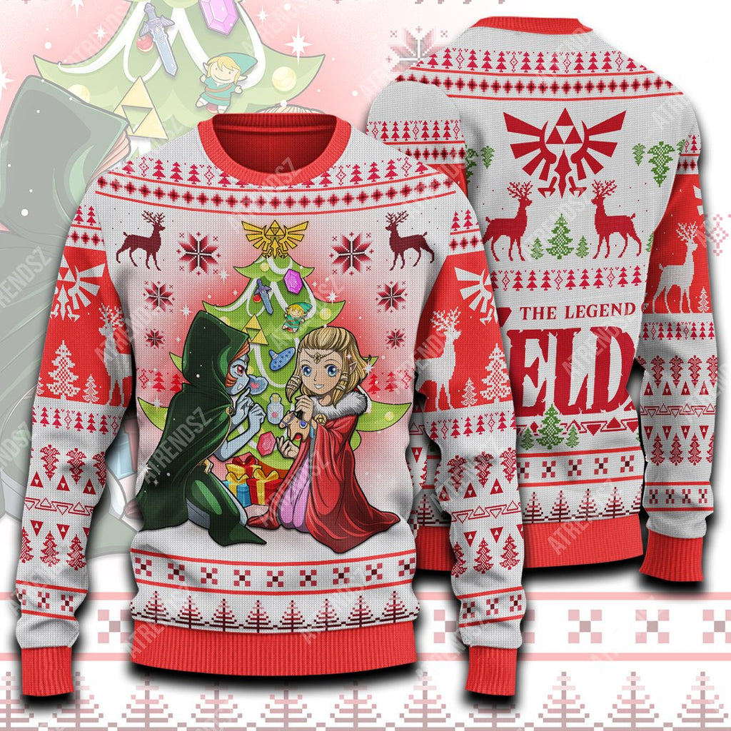  Legend Of Zelda Sweater Zelda Twilight Princess Christmas Ugly Sweater Legend Of Zelda Ugly Sweater 