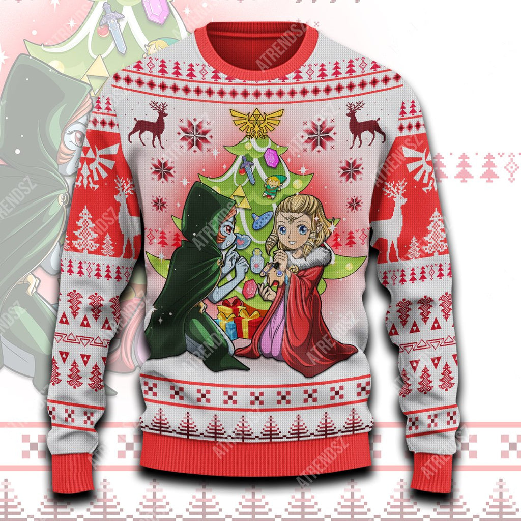  Legend Of Zelda Sweater Zelda Twilight Princess Christmas Ugly Sweater Legend Of Zelda Ugly Sweater 