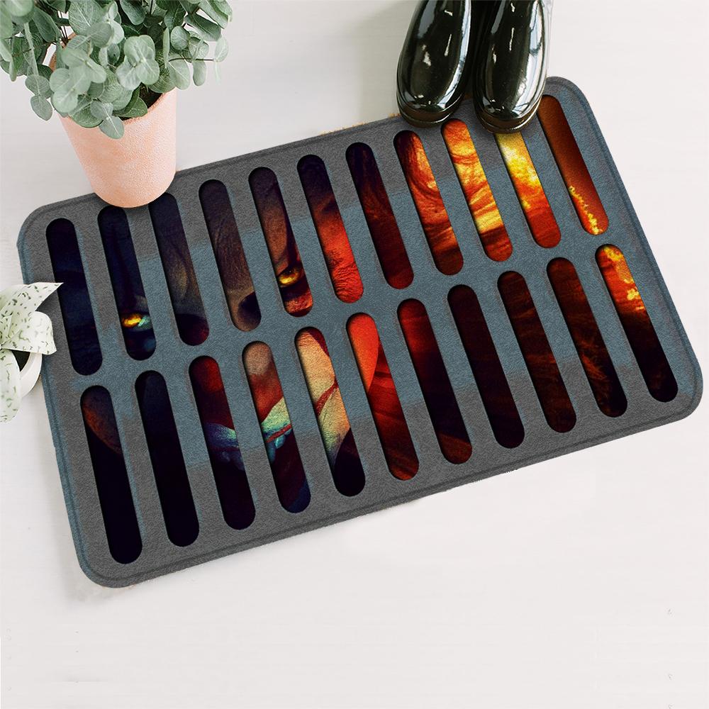  Horror Doormat Horror Movies Pennywise In Sewer Doormat Awesome High Quality Horror Mats 