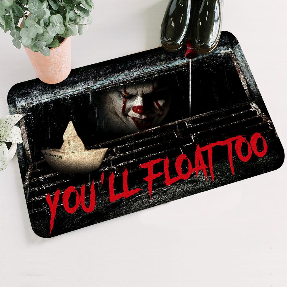  IT Horror Doormat IT Horror Movies You'll Float Too Doormat Amazing Pennywise Doormat 
