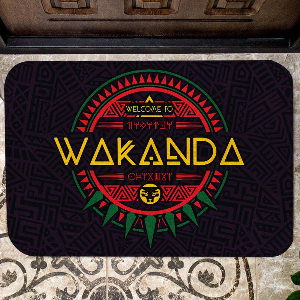 BP Welcome To Wakanda Tribal Pattern Doormat