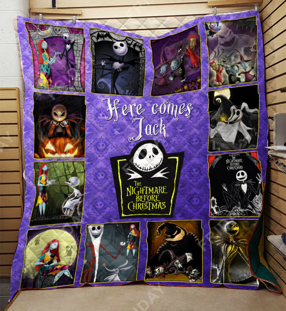  TNBC Quilt The Nightmare Before Christmas Here Comes Jack 3D Quilt Awesome TNBC Quilt 2023