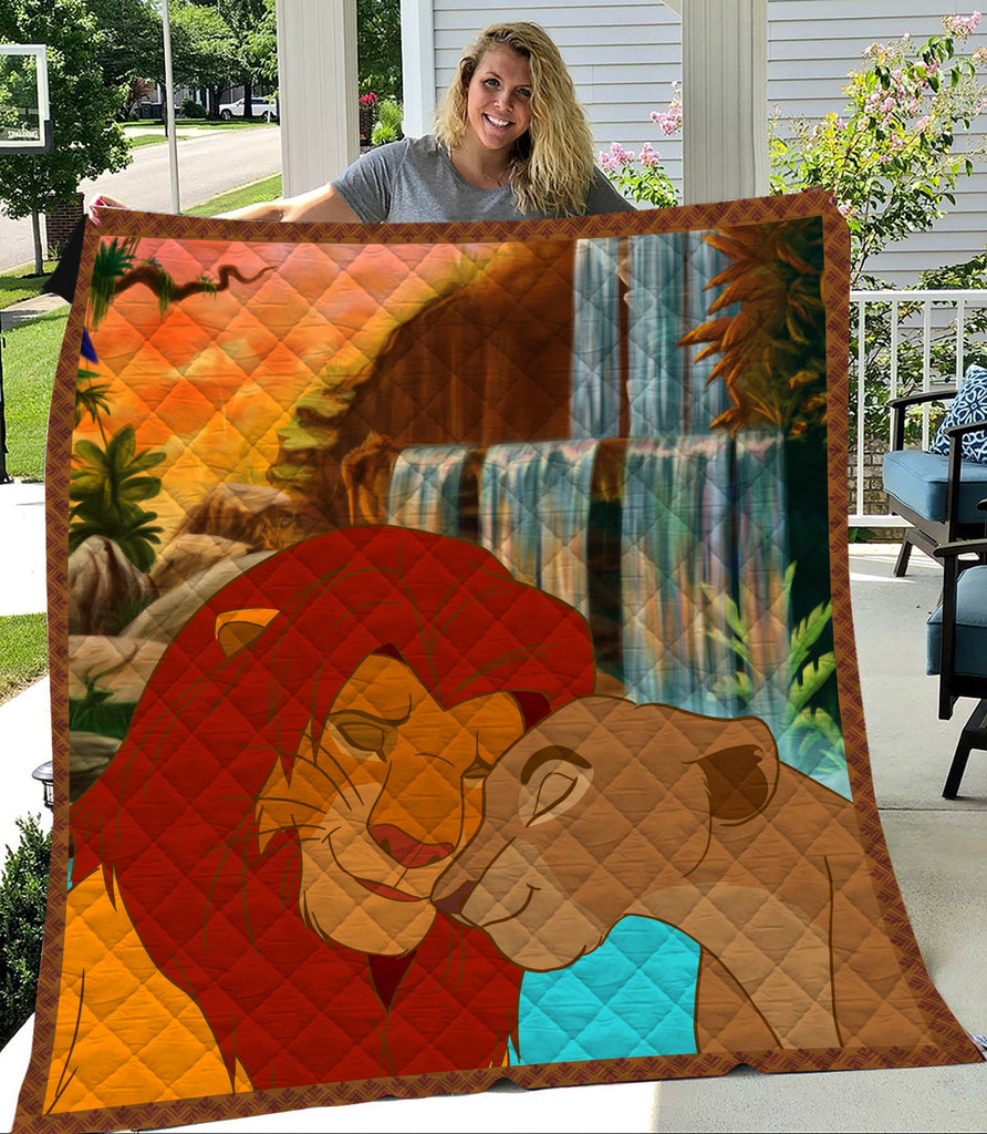 LK Quilt Simba And Nala Quilt Amazing High Quality DN Quilt