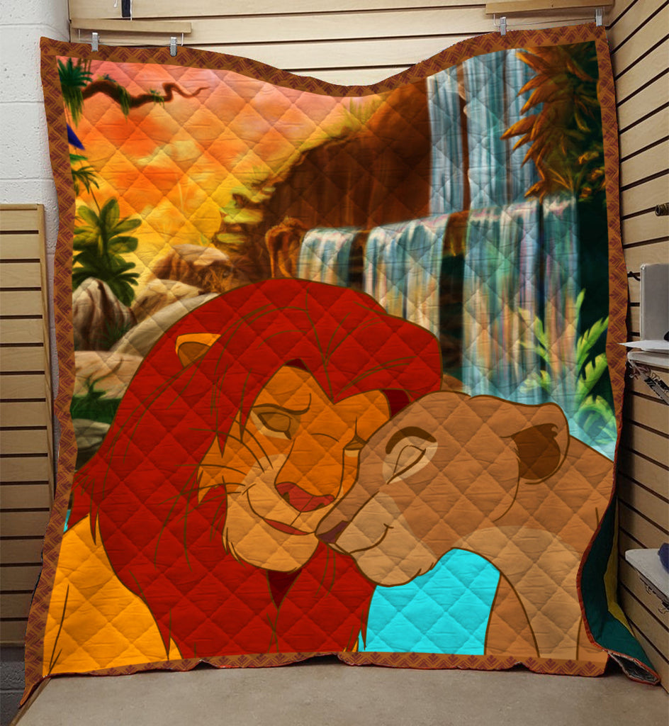 LK Quilt Simba And Nala Quilt Amazing High Quality DN Quilt