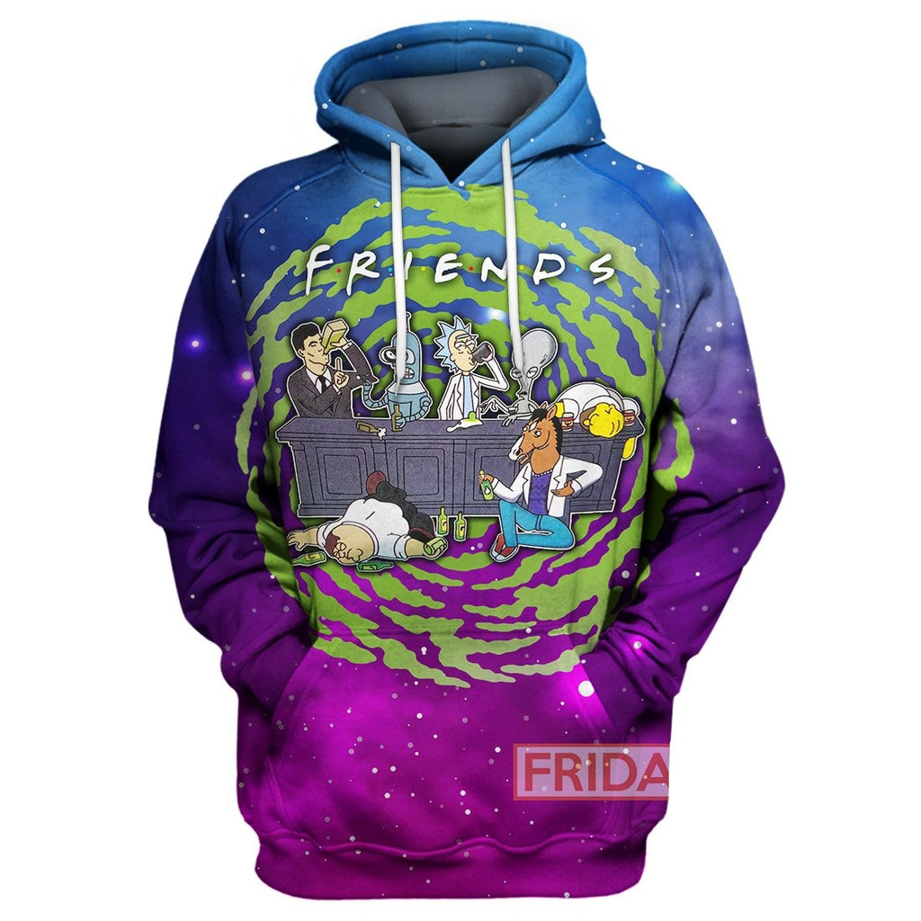  Rick And Morty Hoodie R&M Friends 3D Print T-shirt Rick And Morty Shirt Sweater Tank 