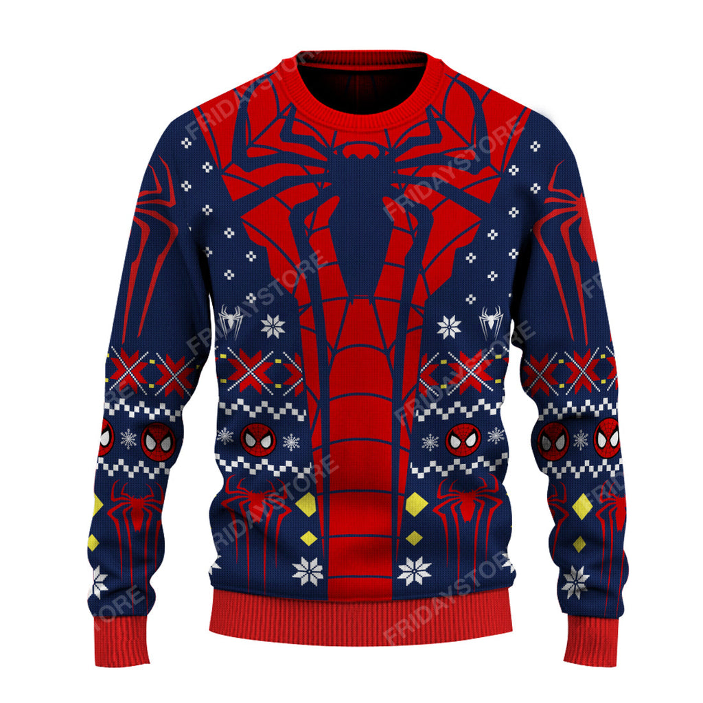  MV Ugly Sweater MV Amazing Spider Christmas Sweater Cool Spiderman Sweater 2024