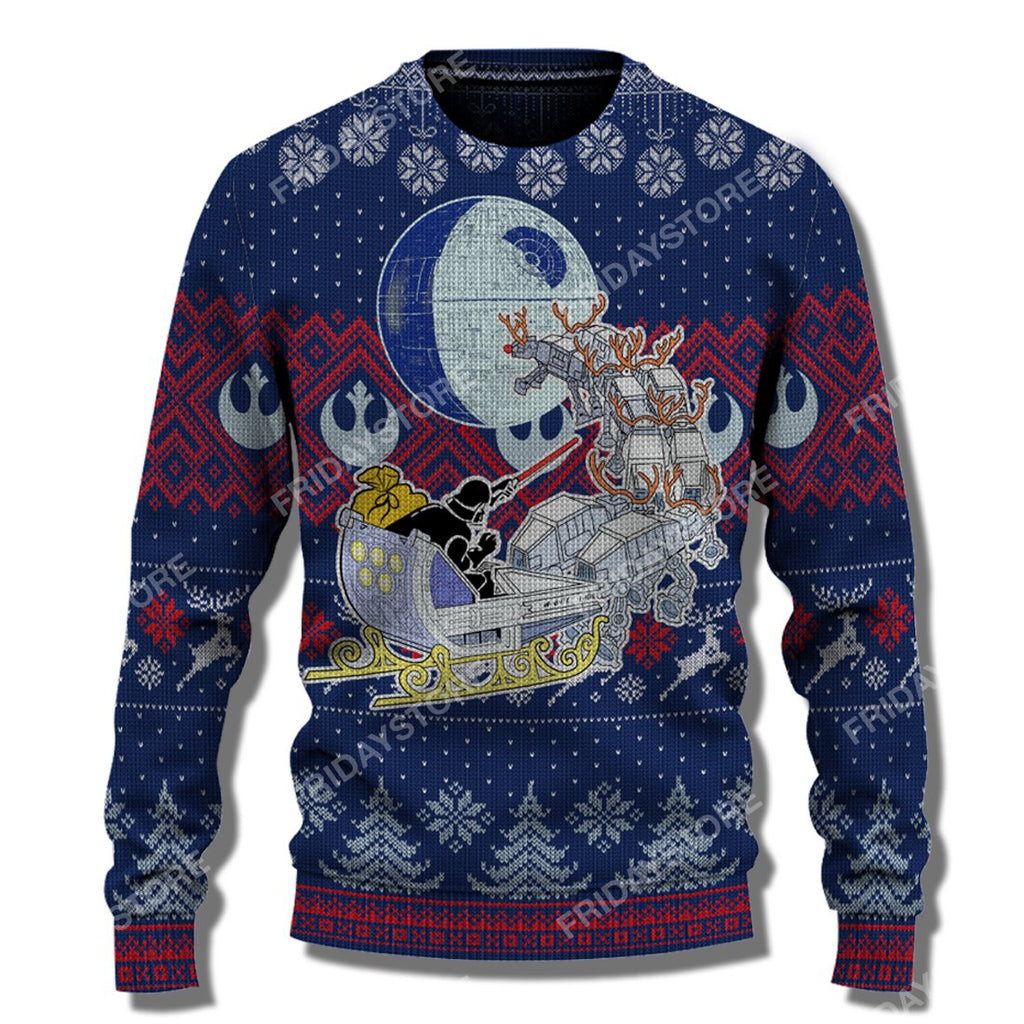 SW Darth Santa Christmas Sweater