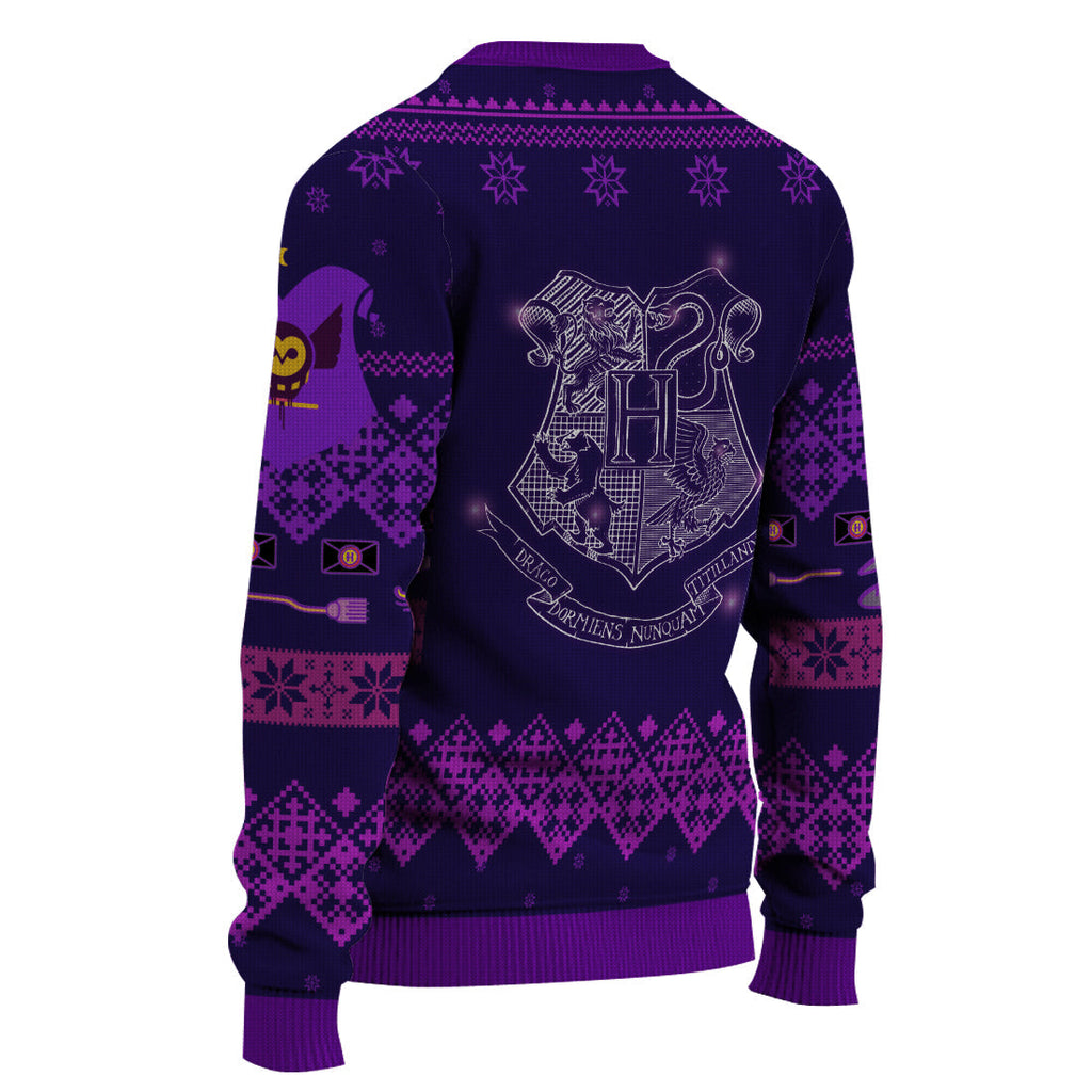  HP Sweater Hogwarts Is My Home Christmas Sweater Awesome HP Ugly Sweater Hogwarts Sweater 2023