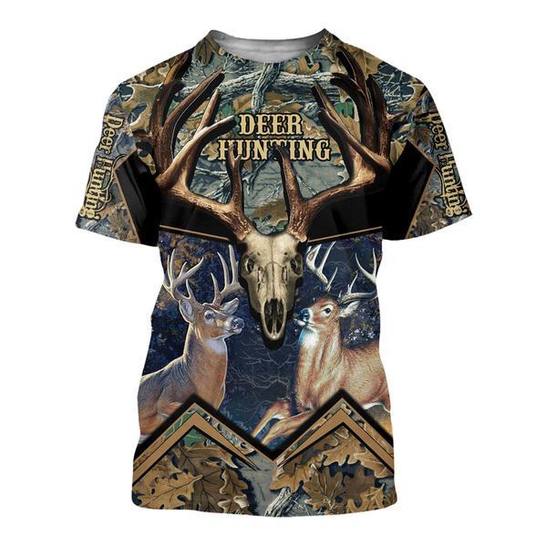 Gifury Hunting Hoodie Dear Hunting Deer Skull 3d Hoodie Hunting T-shirt Hunting Shirt Hunting Apparel 2023