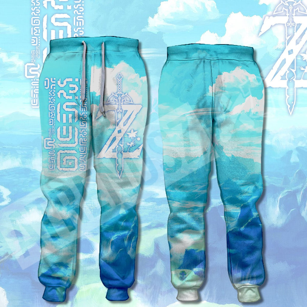  Legend Of Zelda Jogger Sheikah Ancient Language Sweatpants Z Logo Jogger Legend Of Zelda Pants 