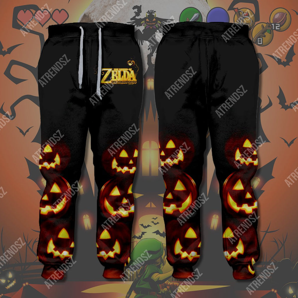  Legend Of Zelda Halloween Pants Halloween Breath Of The Wild Logo Jogger Legend Of Zelda Jogger 