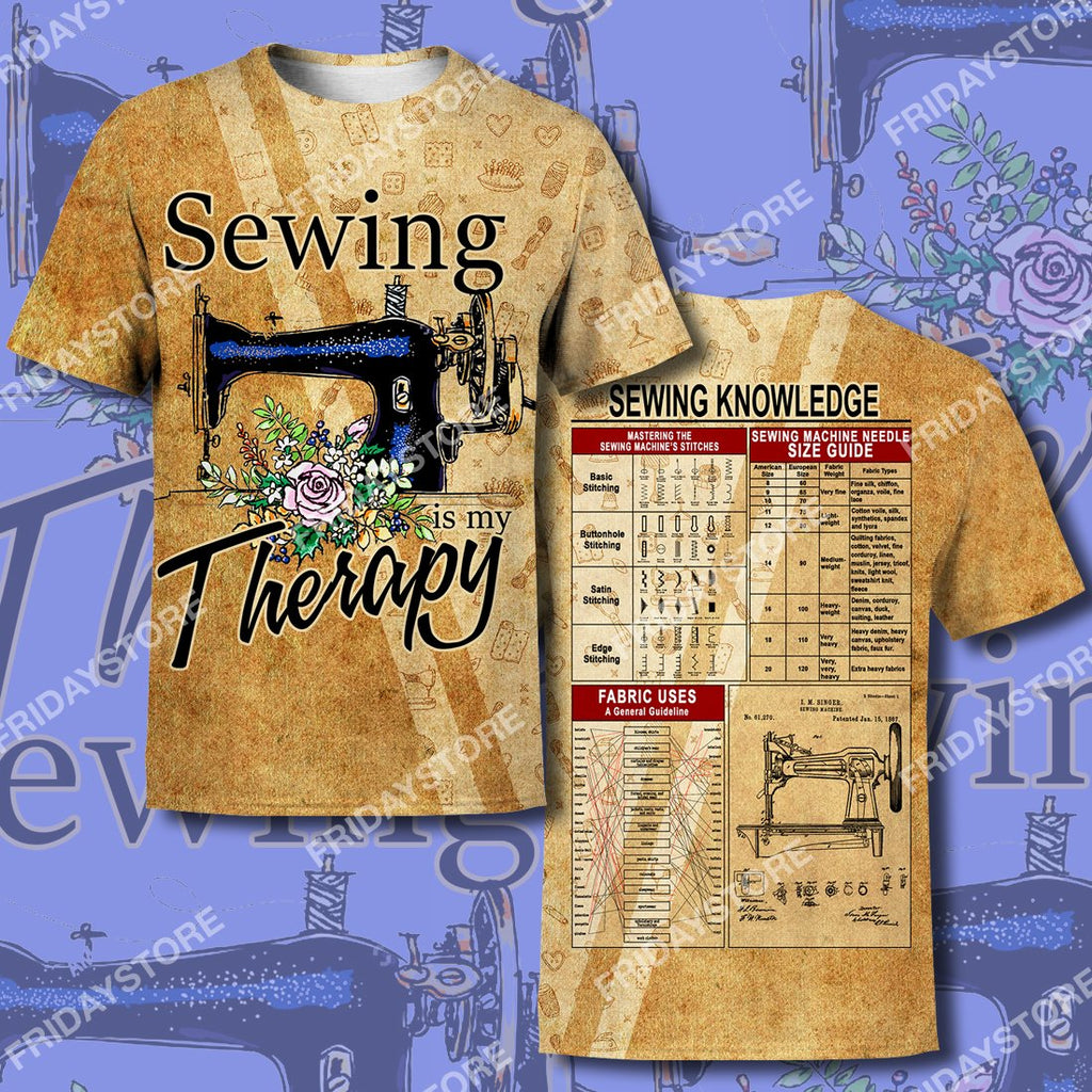 Gifury Sewing Hoodie Sewing Is My Therapy T-shirt Sewing Hoodie Sewing Apparel 2026