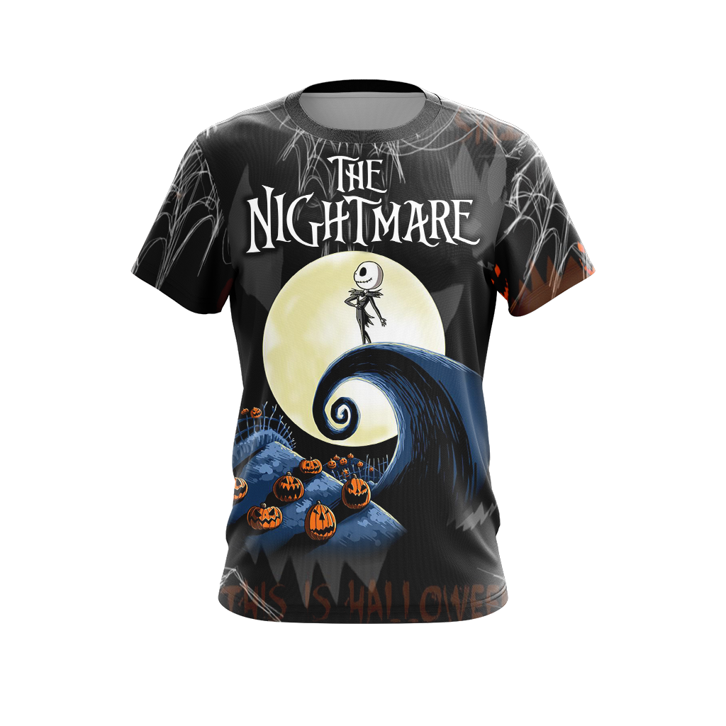  TNBC T-shirt The Nightmare 1993 This Is Halloween Black Shirt  