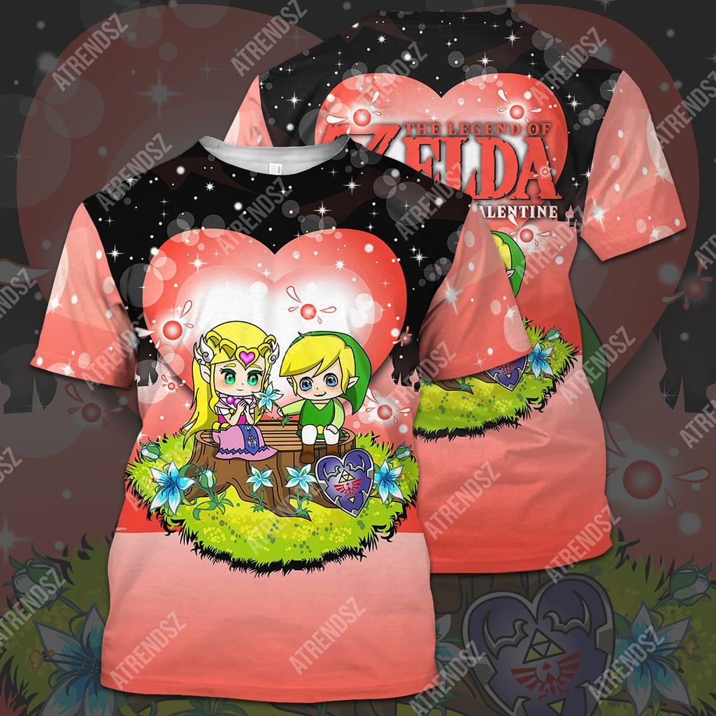  Legend Of Zelda Shirt Zelda Link Be My Valentine T-shirt Legend Of Zelda Hoodie 