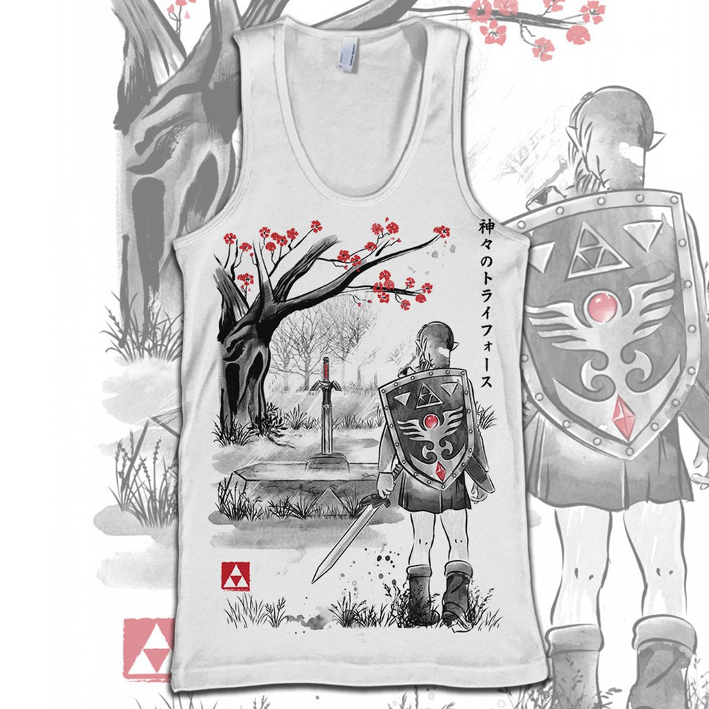  Legend Of Zelda Shirt Black White Painting Link Sword Master T-shirt Legend Of Zelda Hoodie Legend Of Zelda Tank 