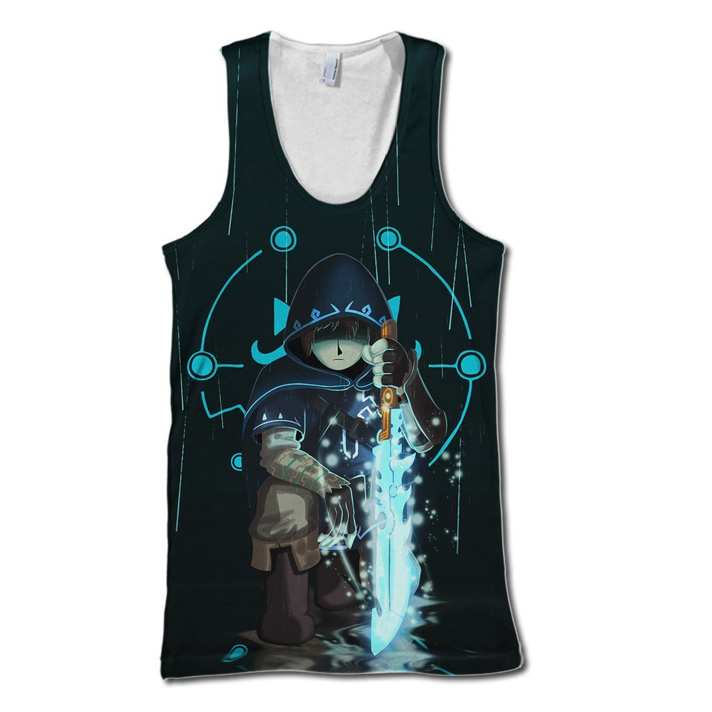  Legend Of Zelda Shirt Raining Link Sheikah Eye T-shirt Legend Of Zelda Hoodie 