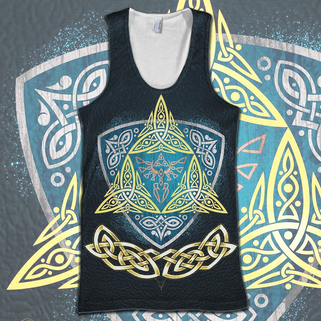  Legend Of Zelda Shirt Triforce Shield Hyrule Symbol Celtic Style T-shirt Legend Of Zelda Hoodie Legend Of Zelda Tank 