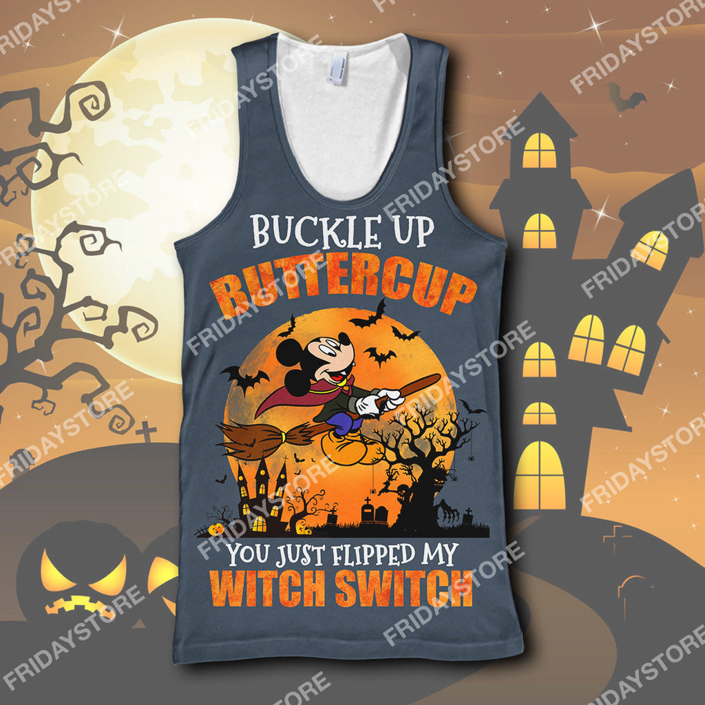  DN T-shirt Buckle Up Buttercup You Just Flipped My Witch Switch T-shirt High Quality DN MK Mouse Hoodie Sweater Tank