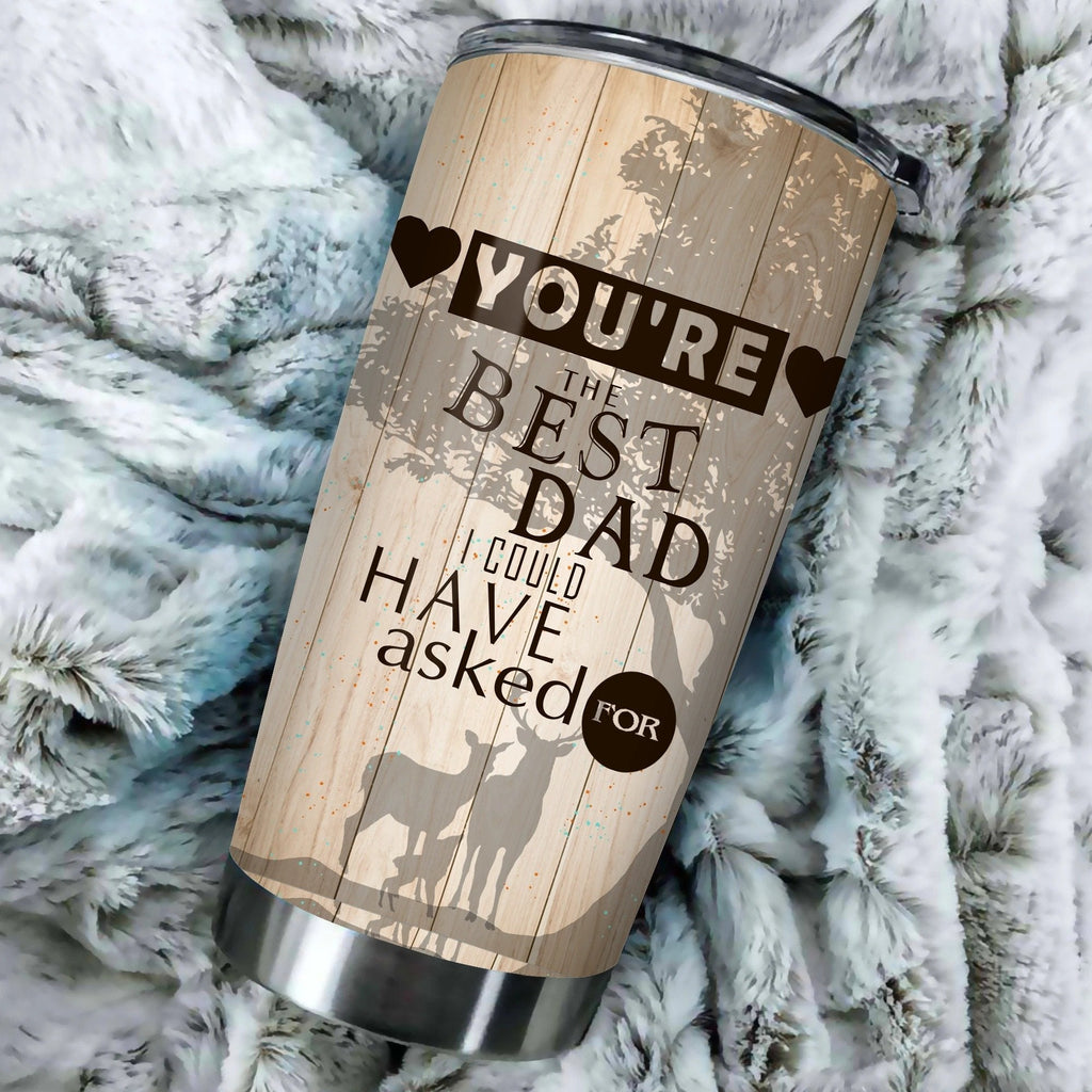 Gifury Father's Day Tumbler 20 oz You're The Best Dad I Could Have Asked Tumbler 20oz Father Travel Mug 2023