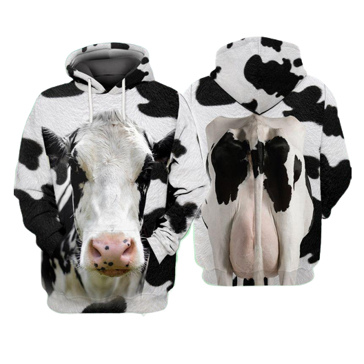 Gifury Cow Shirt Farmer Apparel Cow Hoodie Shirt Cow Costume 3d Funny Hoodie Cow Hoodie 2025