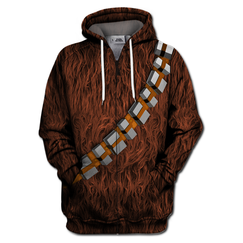  SW T-shirt Chewbacca Limited 3D Print Costume T-shirt Amazing SW Hoodie Sweater Tank 2023