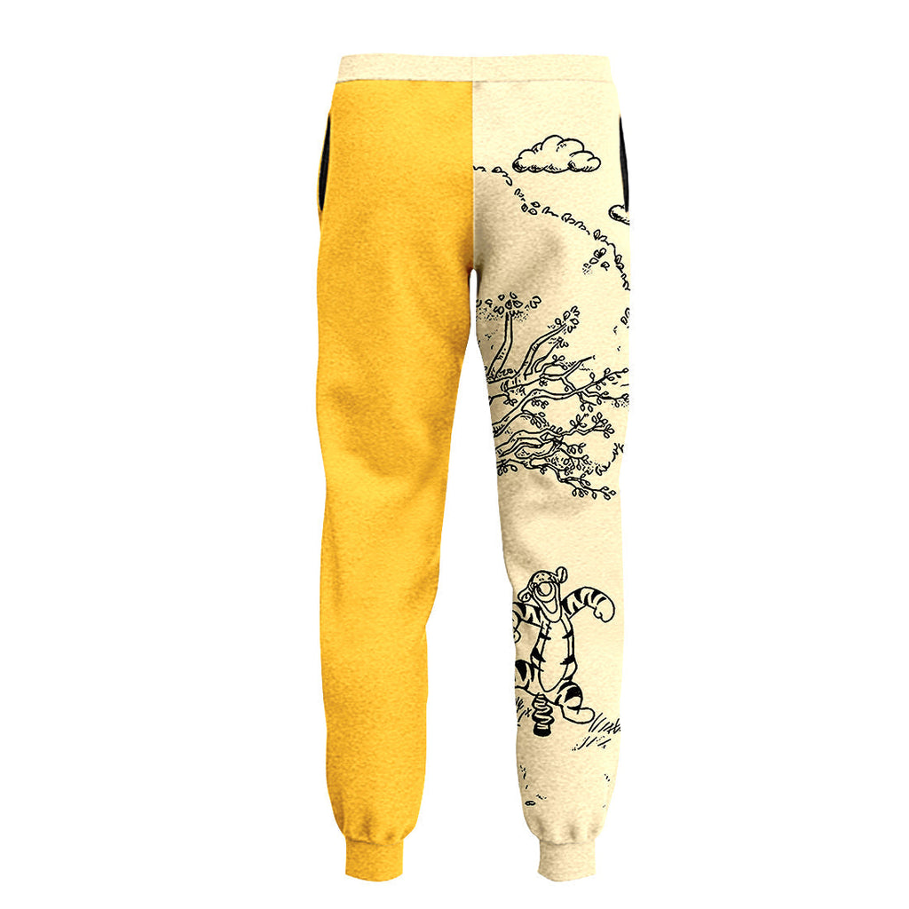 WTP Pants Adorable Winnie-the-pooh Jogger Amazing Cute DN Sweatpants