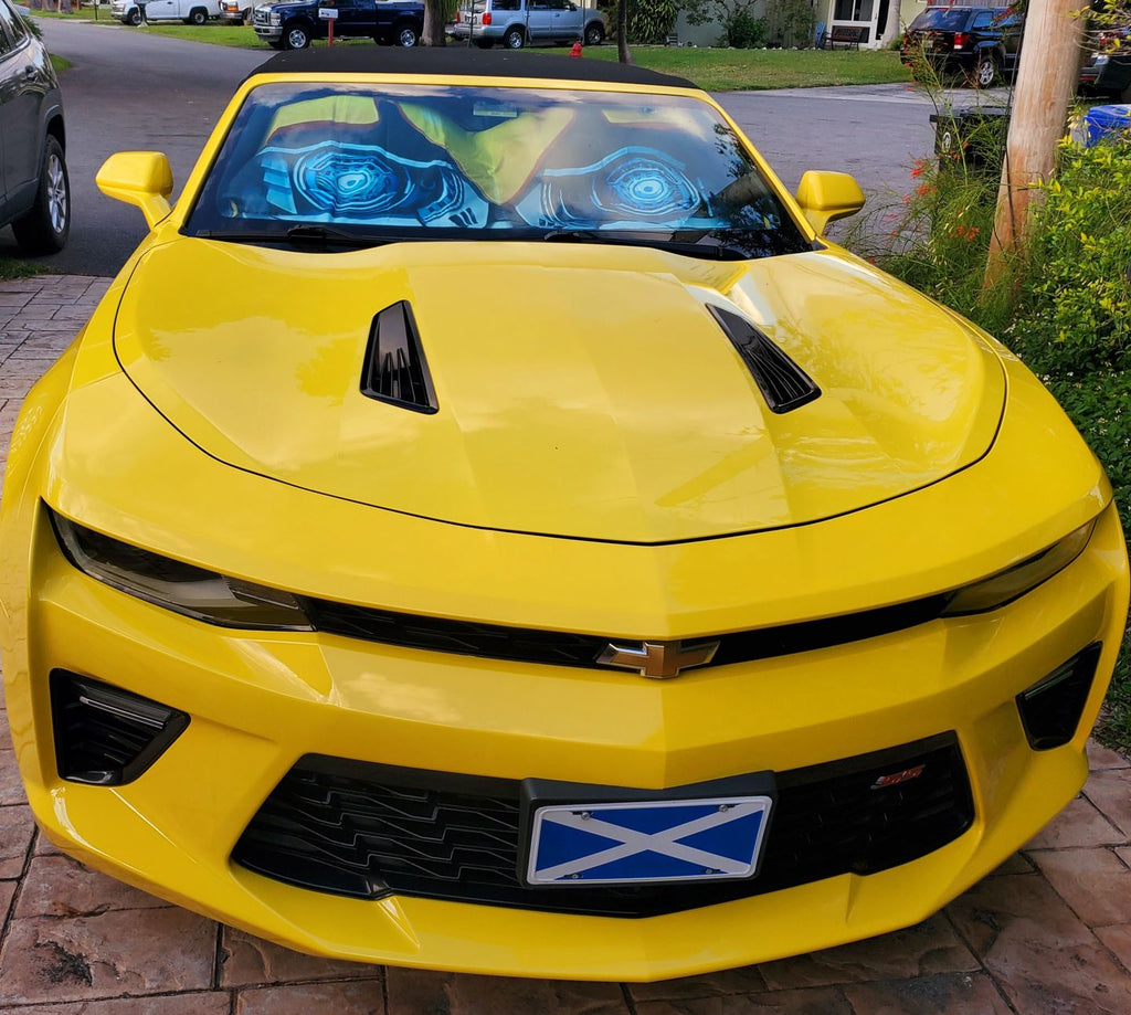  Transformer Windshield Sun Shade Bumblebee Eyes Car Sun Shade