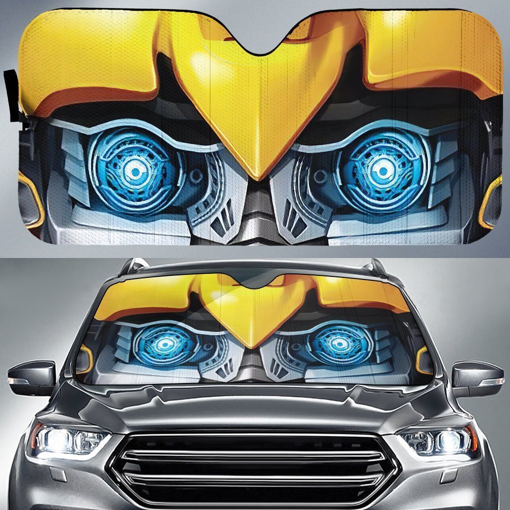  Transformer Windshield Sun Shade Bumblebee Eyes Car Sun Shade