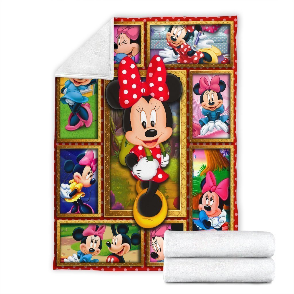  DN Blanket Minnie Blanket Cute Minnie With MN 3d Blanket