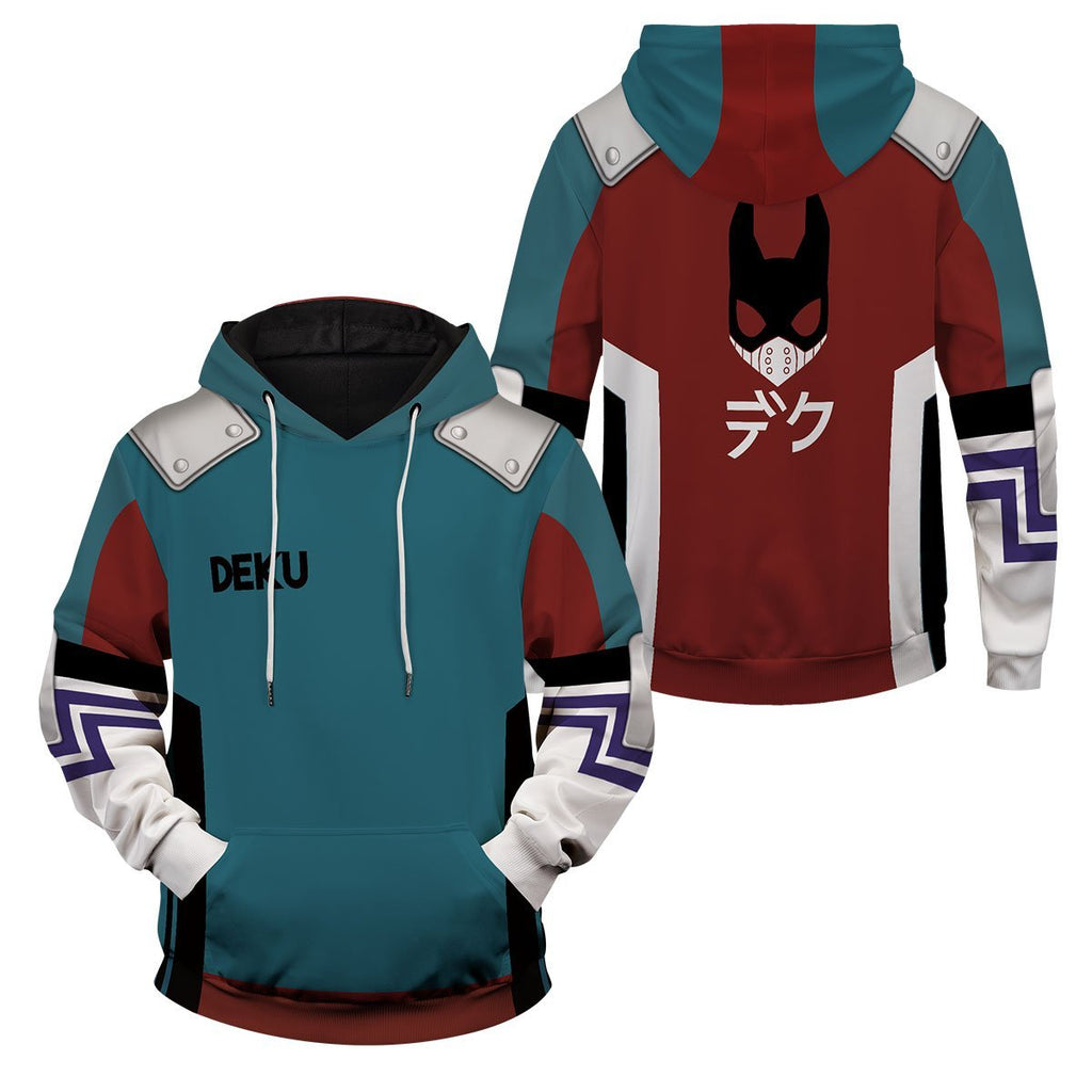  MHA Hoodie Boku No Hero Academia Deku Katsuki Suit Hoodie  