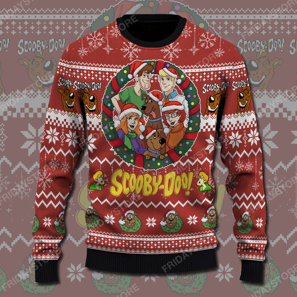  Scooby Doo Ugly Sweater SD Scooby Dog With Friends Christmas Amazing Sweater Scooby Doo Sweater 2024