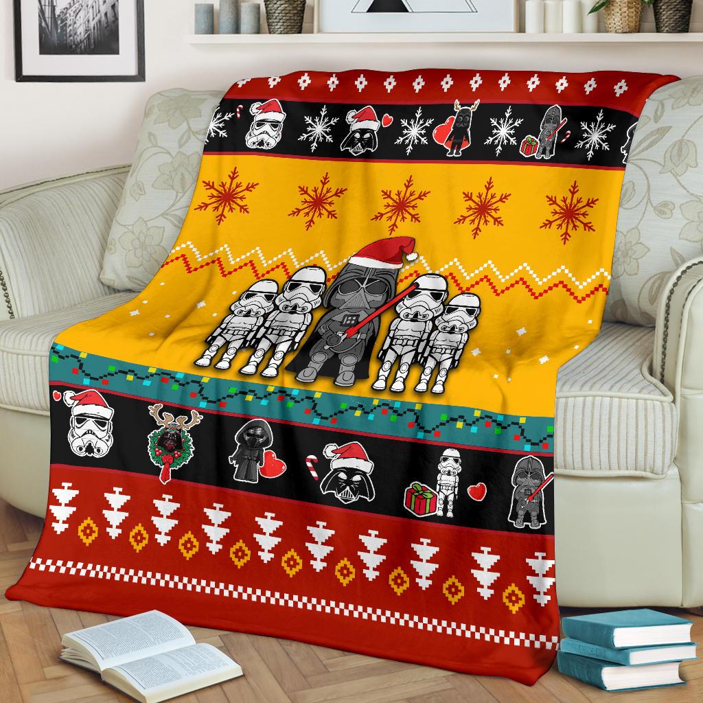 SW Blanket Darth Vader Stormtrooper Army Red Yellow Black Blanket