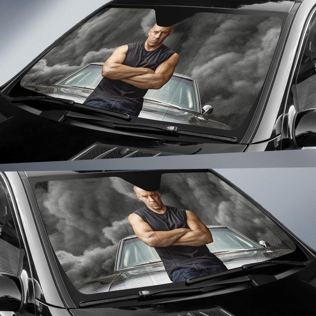  Fast And Furious Windshield Sun Shade Dominic Toretto 3d Car Sun Shade