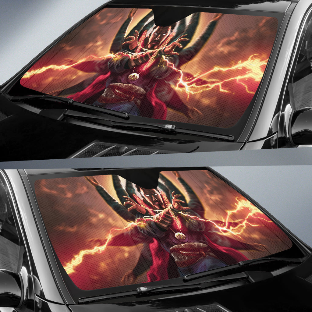 MV Windshield Sun Shade Dr Strange Casting Spell Car Sun Shade MV Car Sun Shade