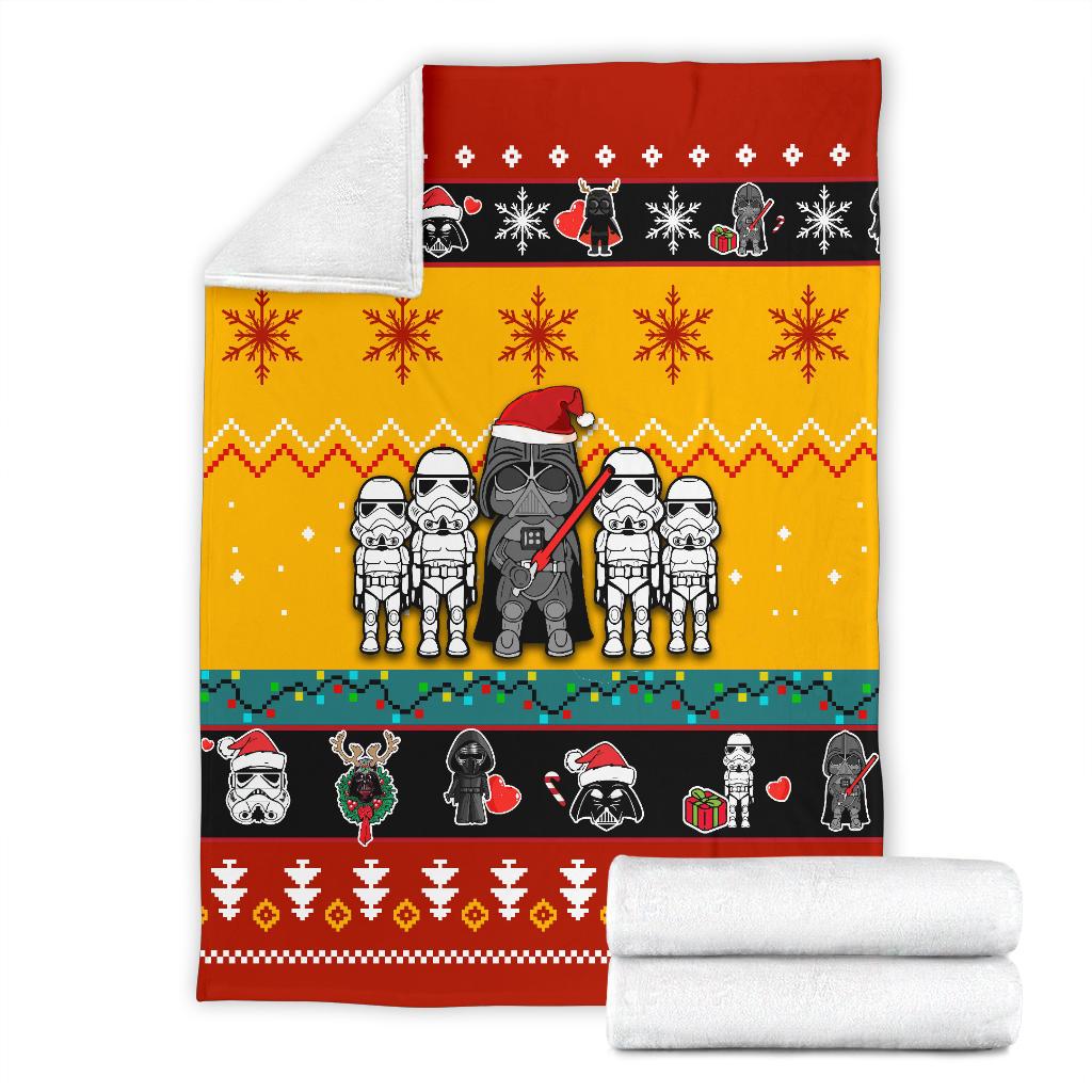 SW Blanket Darth Vader Stormtrooper Army Red Yellow Black Blanket