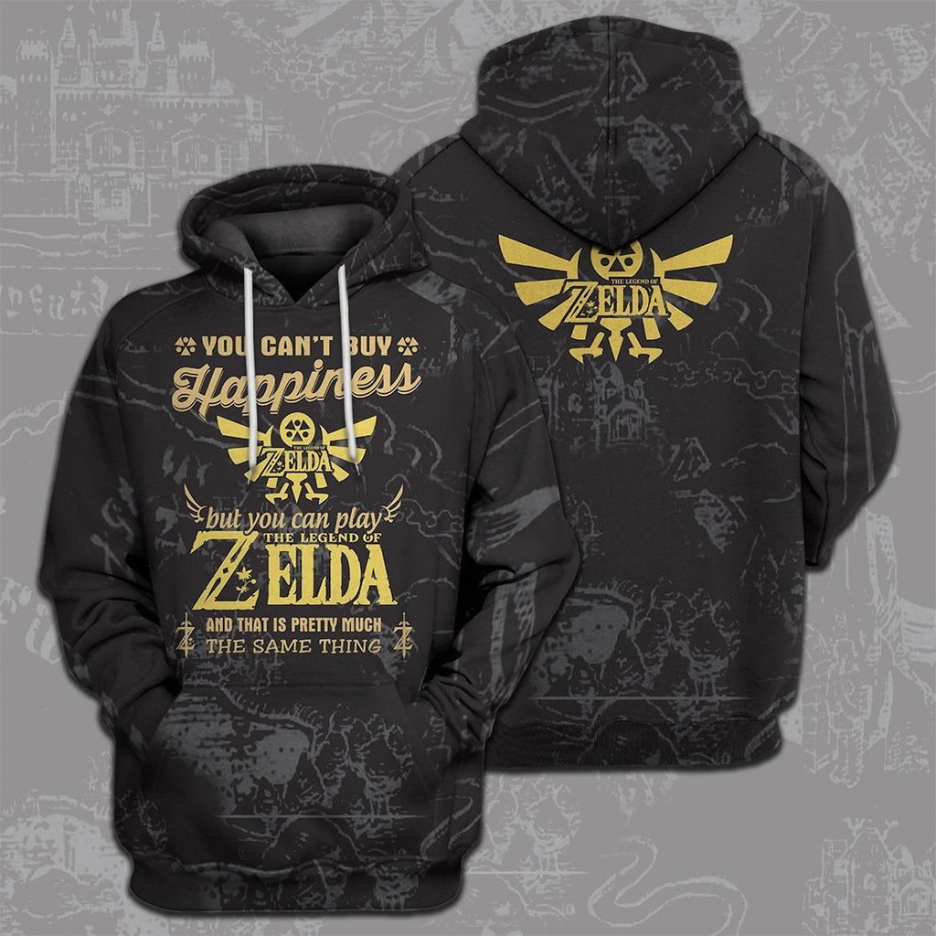  Legend Of Zelda Shirt You Can't Buy Happiness But You Can Play T-shirt Hoodie Legend Of Zelda Hoodie 