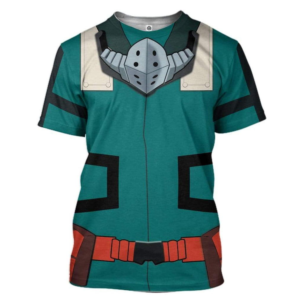  My Hero Academia T-shirt Izuku Green Costume T-shirt Hoodie  