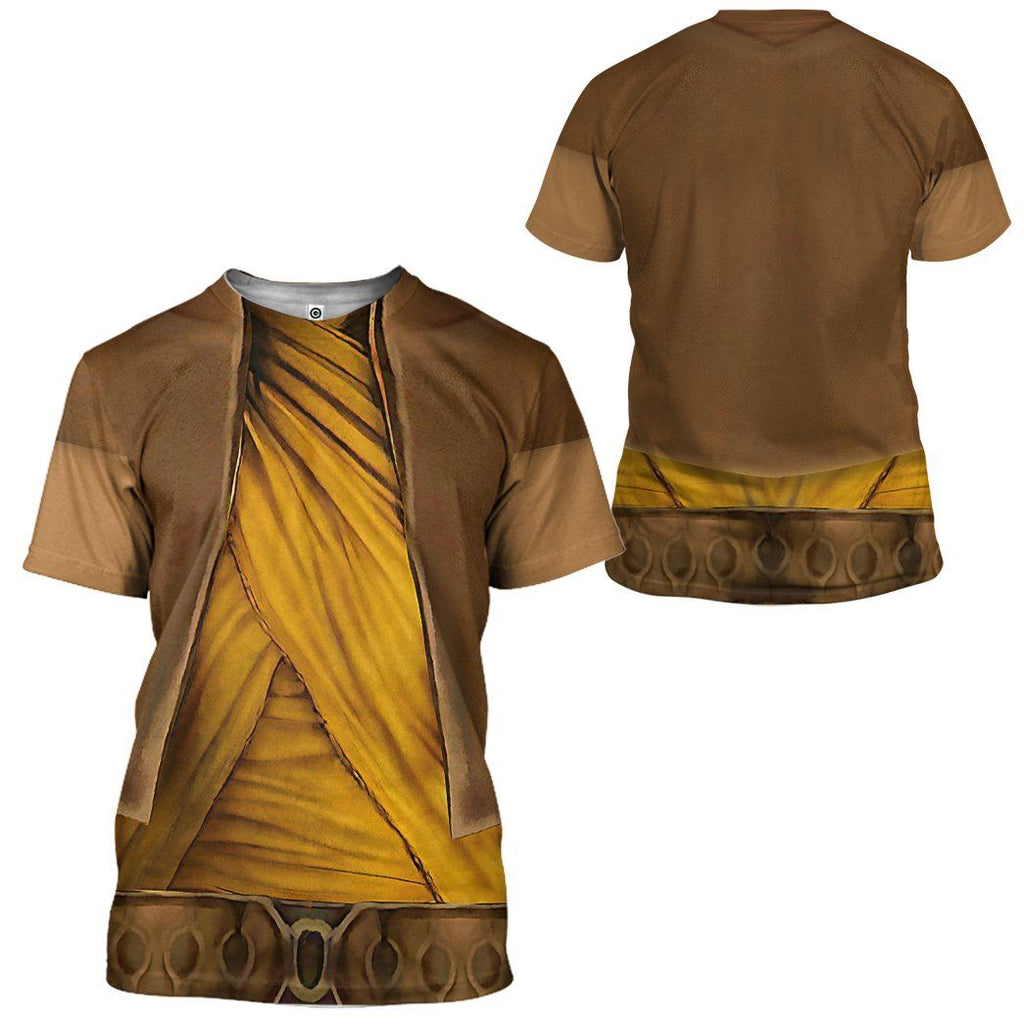  DN T-shirt Raya And The Last Dragon Shirt Raya Princess Suit Costume Yellow Hoodie DN Hoodie