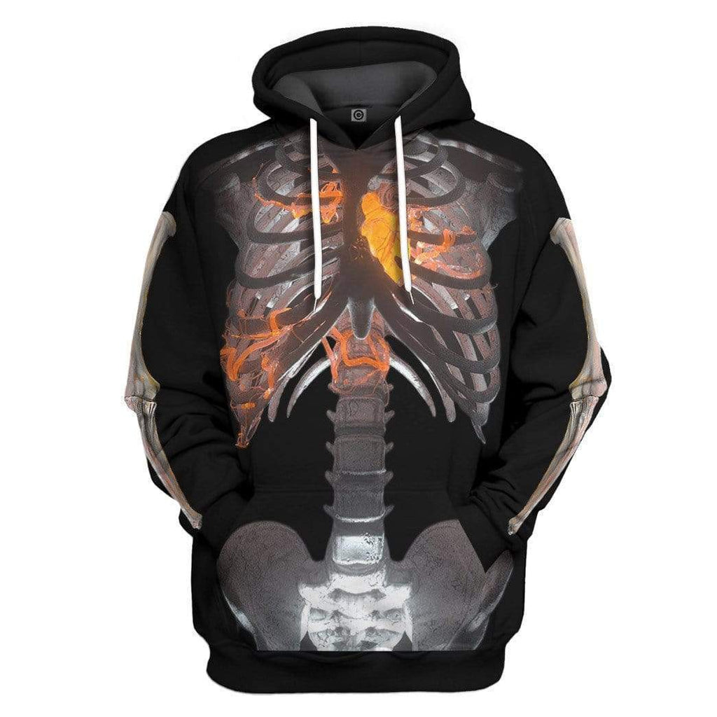 Gifury Halloween Hoodie Halloween Apparel Halloween Skeleton Costume 3d Black Hoodie Halloween Costume 2022