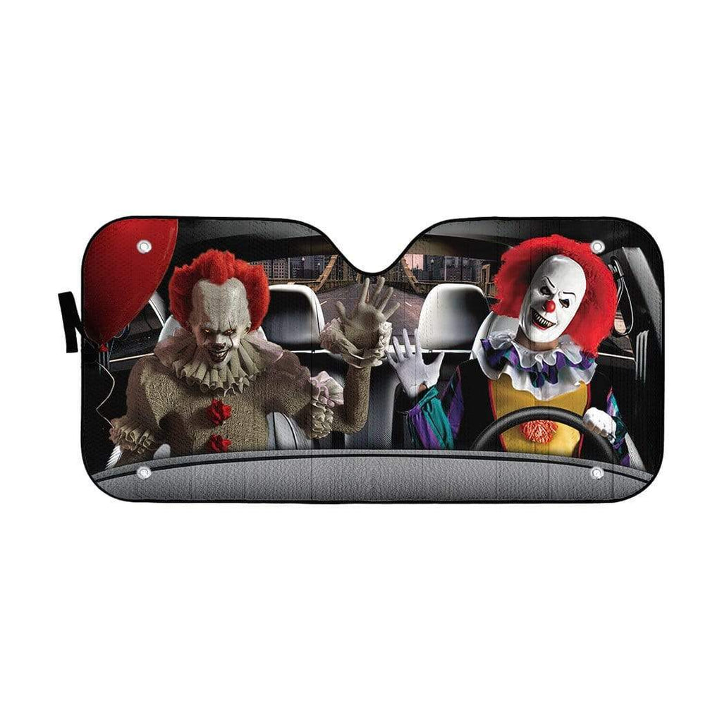  IT Horror Car Sun Shade Pennywise Old New Version Auto Sun Shade