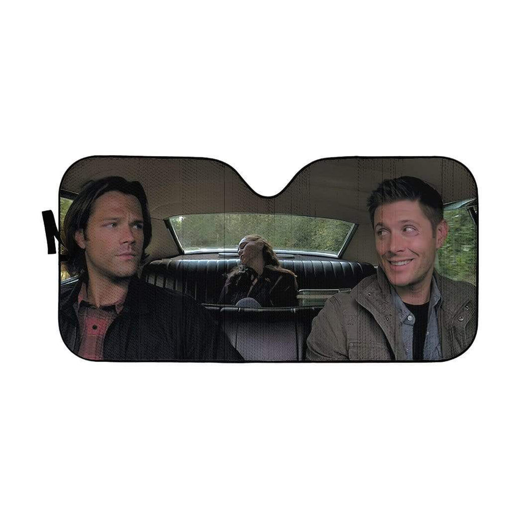  Supernatural Car Sun Shade Dean And Sam Winchester Auto Sun Shade