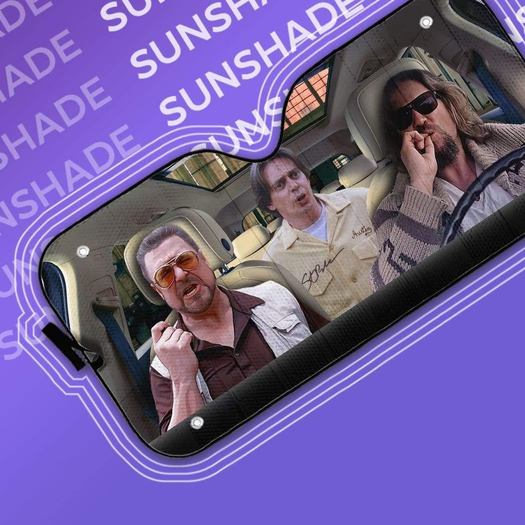  The Big Lebowski Car Sun Shade The Dude Walter Sobchak Auto Sun Shade